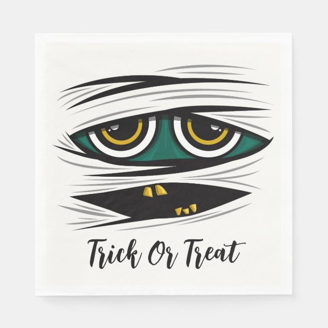 Guardanapo De Papel Halloween Mummy (Frente)