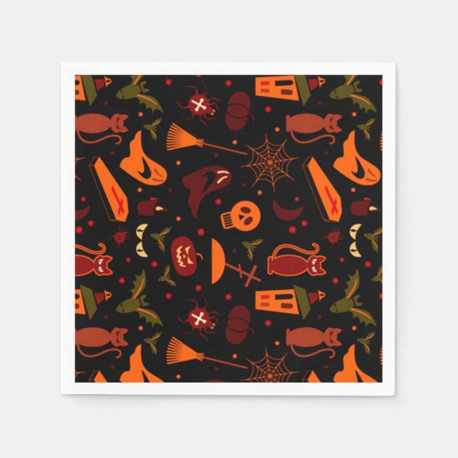 Guardanapo De Papel Halloween Napkin (Frente)