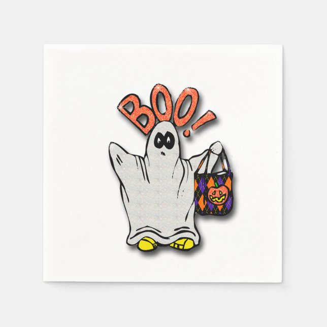 Guardanapo De Papel Halloween Napkin/Ghost (Frente)