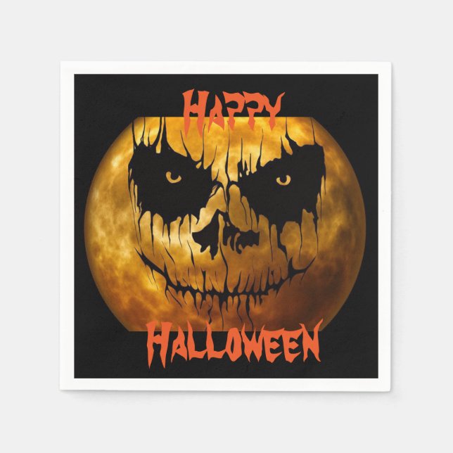 Guardanapo De Papel Halloween Napkin/Spooky Moon (Frente)