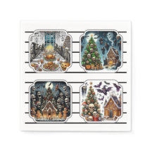 Halloween Napkins assombrado