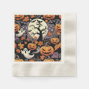Guardanapo De Papel Halloween/Outono