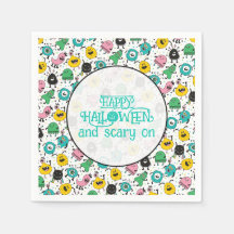 HALLOWEEN - Padrão - Monstro Fofo 1