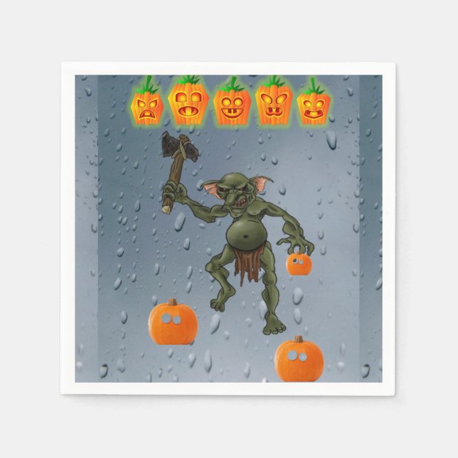 Guardanapo De Papel Halloween Paper Napkins, Goblin (Frente)