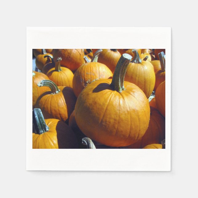 Guardanapo De Papel Halloween Pumpkin Napkins (Frente)