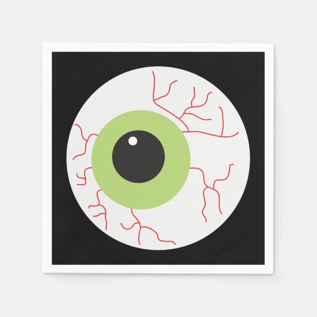 Guardanapo De Papel Halloween Scary Eyeball (Frente)