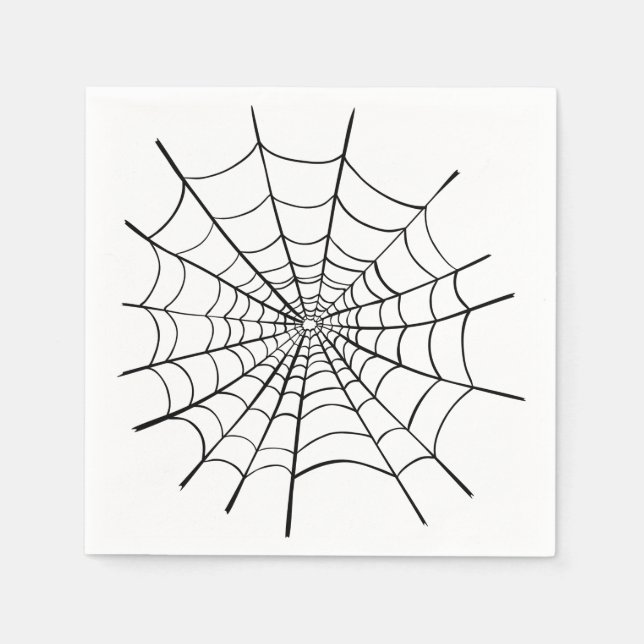 Guardanapo De Papel Halloween Spider Web (Frente)