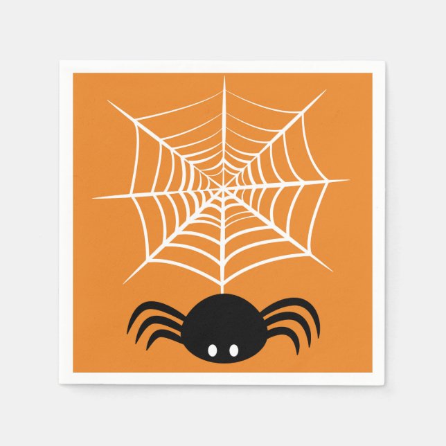 Guardanapo De Papel Halloween Spider Web (Frente)