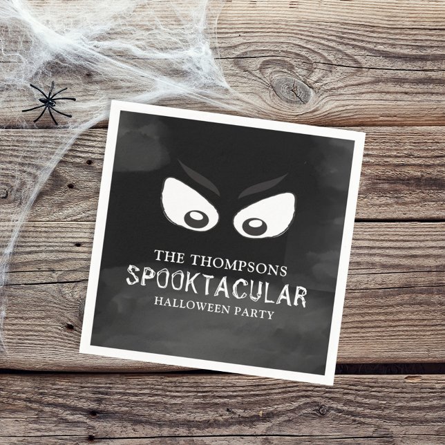 Guardanapo De Papel Halloween Spooktacular Spookular Assustador Olhos  (Criador carregado)