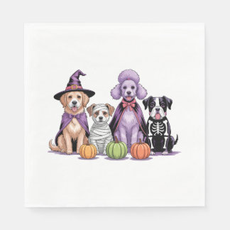 Guardanapo De Papel Halloween Squad Dog