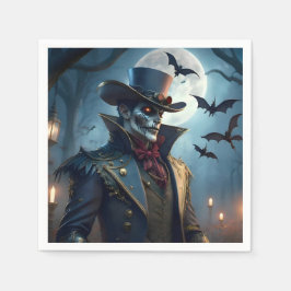 Guardanapo De Papel Halloween Steampunk Southern Gothic Zumbi