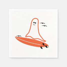 Guardanapo De Papel Halloween Surfer Ghost black