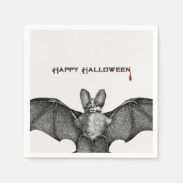 Guardanapo De Papel Halloween Vampire Bat