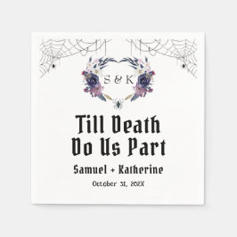 Guardanapo De Papel Halloween Wedding