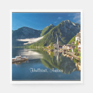 Guardanapo De Papel Hallstatt, fotografia cênica da Áustria