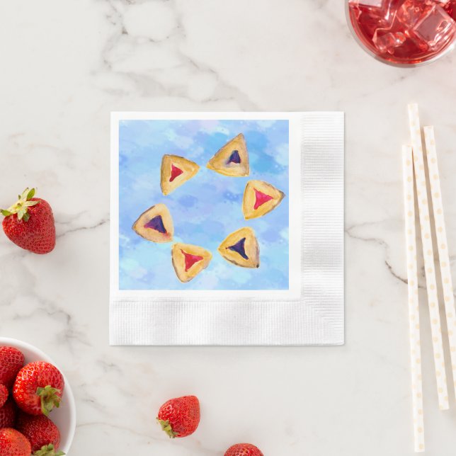 Guardanapo De Papel Hamantaschen Jewish Star (Insitu)