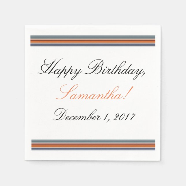 Guardanapo De Papel HAMbyWhiteGlove - Papel Nápoles - Skateboarder (Frente)