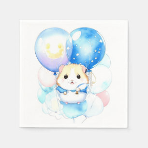 Guardanapo De Papel Hamster Birthday