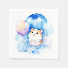 Guardanapo De Papel Hamster Birthday