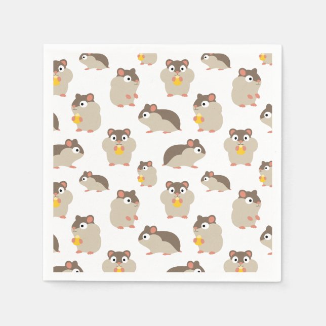 Guardanapo De Papel Hamsters (Frente)