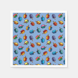Guardanapo De Papel Hanukah Set de Papelão Napkins - Judaica