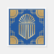 Hanukkah Art Deco Elegante Dreidel