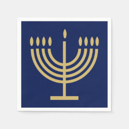 Guardanapo De Papel Hanukkiah Happy Hanukkah Jewish dreidel Menorah