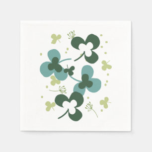 Guardanapo De Papel Happy Green Clover deixa o art II