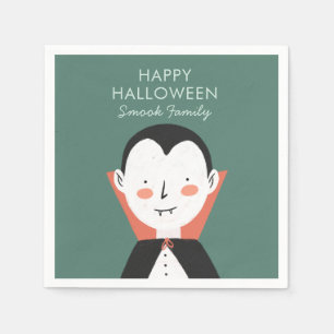 Guardanapo De Papel Happy Halloween Dracula
