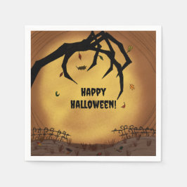 Guardanapo De Papel Happy Halloween Scary Hand