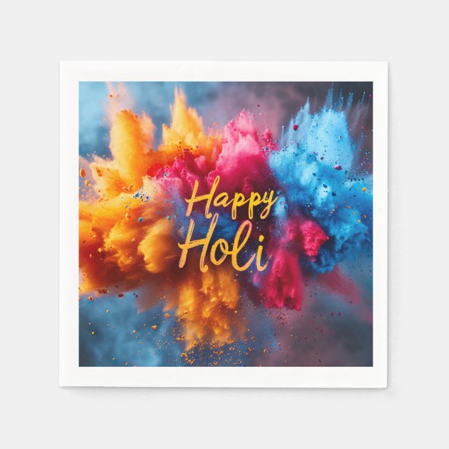 Guardanapo De Papel Happy Holi Napkin (Frente)