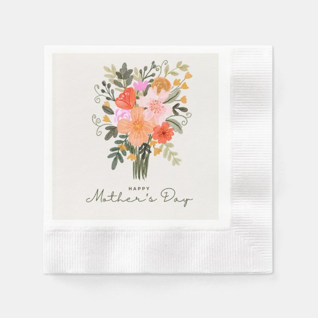 Guardanapo De Papel Happy mothersday (Frente)