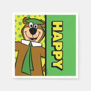 Guardanapo De Papel Happy Yogi Bear