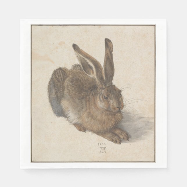 Guardanapo De Papel Hare (por Albrecht Dürer) (Frente)