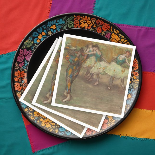 Guardanapo De Papel Harlequin Dance, Degas Art (Criador carregado)