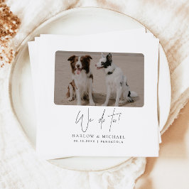 Guardanapo De Papel HARLOW Moderno Minimalista Fazemos Casamento