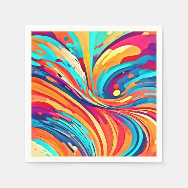 Guardanapo De Papel Harmonia Energética na Forma (Frente)