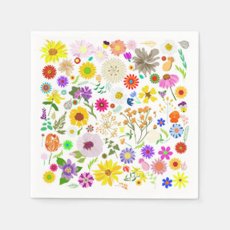 Guardanapo De Papel Harmonia floral em Springtime