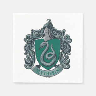 Guardanapo De Papel Harry Potter   Brasão de Slytherin Verde