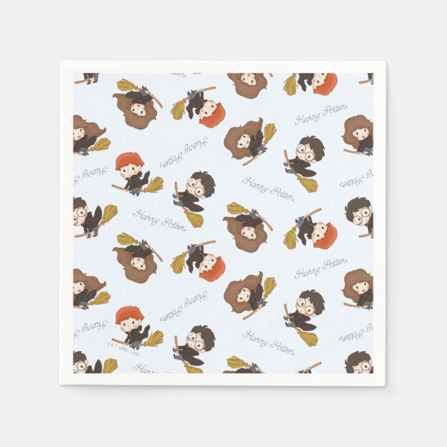 Guardanapo De Papel HARRY POTTER™ e Hogwarts Aniversário (Frente)