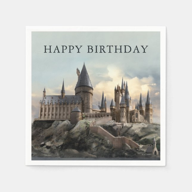 Guardanapo De Papel Harry Potter | Hogwarts Castle Daytime (Frente)