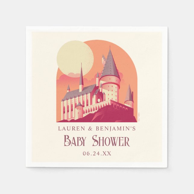 Guardanapo De Papel Harry Potter | Hogwarts Girl Baby Shower (Frente)