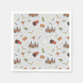 Guardanapo De Papel Harry Potter | Padrão Hogwarts Chá de Bebê