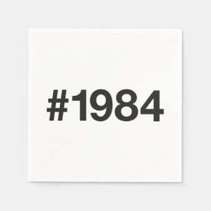 Guardanapo De Papel Hashtag 39 Aniversário do Aniversário de Aniversár