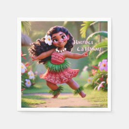 Guardanapo De Papel Hauʻoli Hula Princess