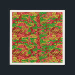 Guardanapo De Papel Haus Do Padrão Xmas Dourado De Camo<br><div class="desc">Veja o Haus do Camo Christmas Stocking Collections para as ideias mais radicais de presentes.</div>