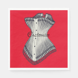 Guardanapo De Papel Haute Couture Corset Thunder_ CoveNapkins