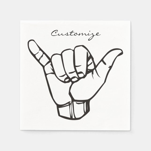 Guardanapo De Papel Hawaika Brah Wave Thunder_Cove (Frente)