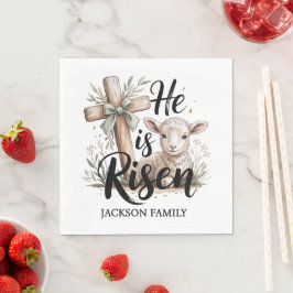 Guardanapo De Papel He is Risen! Easter Sunday Paper