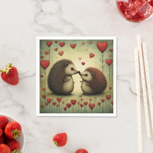 Guardanapo De Papel Hedgehog Love 1 (Insitu)